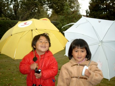 Yanmei and Amanda - October 2002