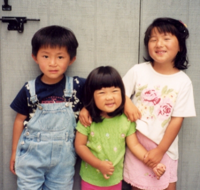 Daji, Anik and Yanmei - Windsor, Canada, July 2003