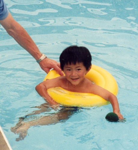 In the pool - Canada, July, 2003