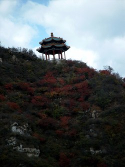 A pavillion near the wall