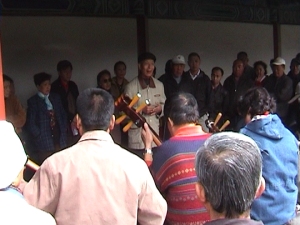 Man singing opera (it had to heard to be believed)