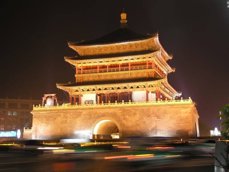 The Bell Tower by night