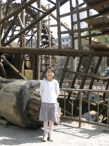 Yanmei at the spot she smiled and laughed for the first time with us!