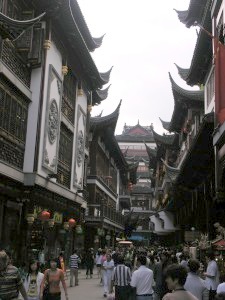 Main street of Shanghai Old Town