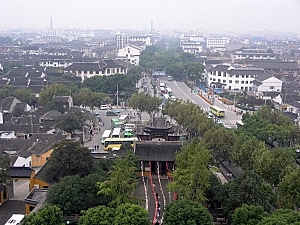 View from the Pagoda - it was a bit misty (smog?)