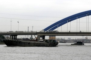 Barges on the Grand Canal