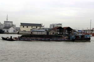 Barges on the Grand Canal