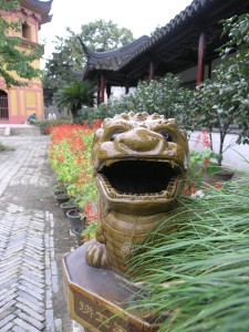 Entrance to the twin pagoda's