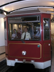 The Peak Tram to Victoria Peak