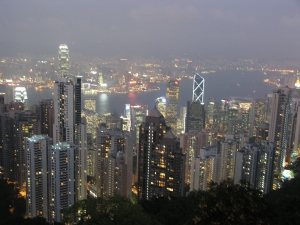 View over Hong Kong from Victoria Peak