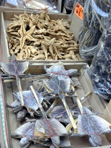 Dried bats