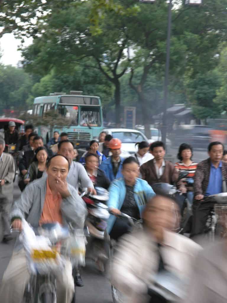  Cyclists, Suzhou